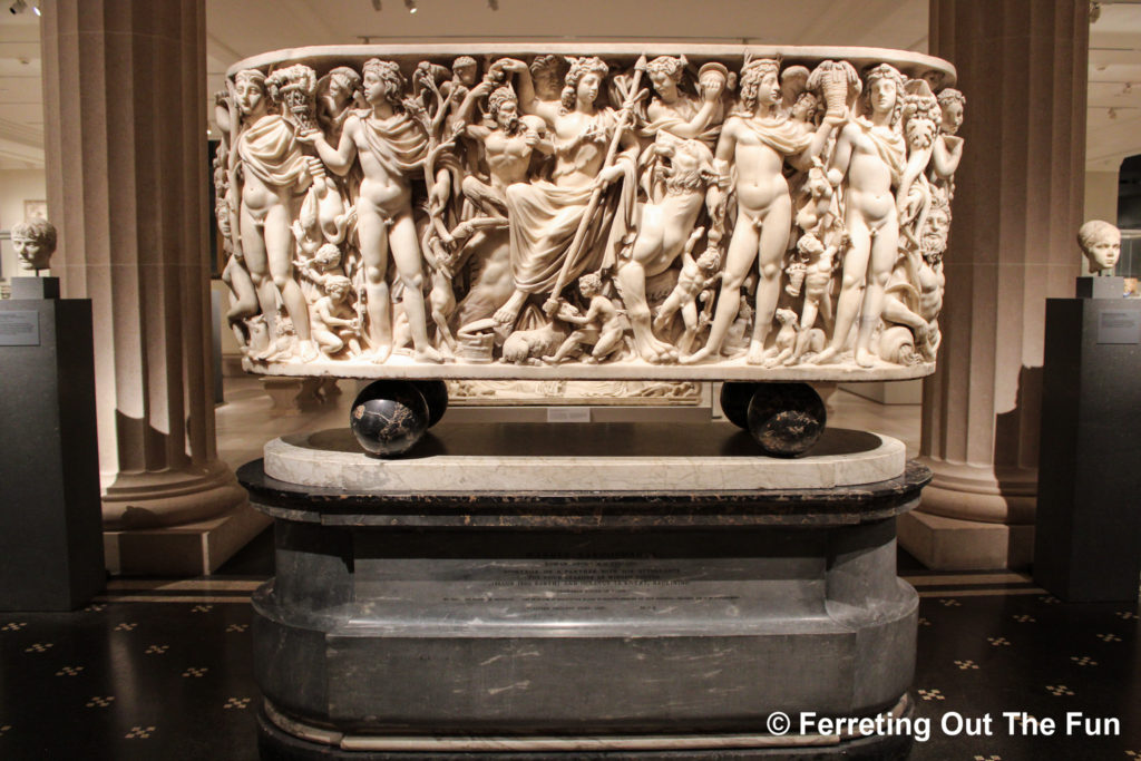 marble sarcophagus triumph of Dionysus 