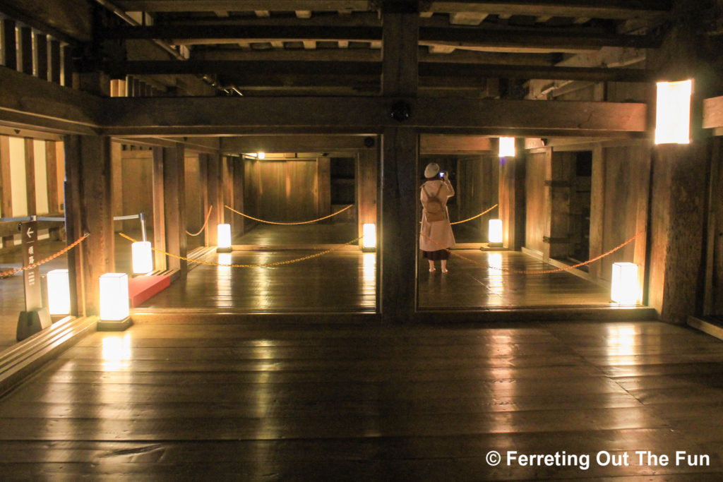 himeji castle interior