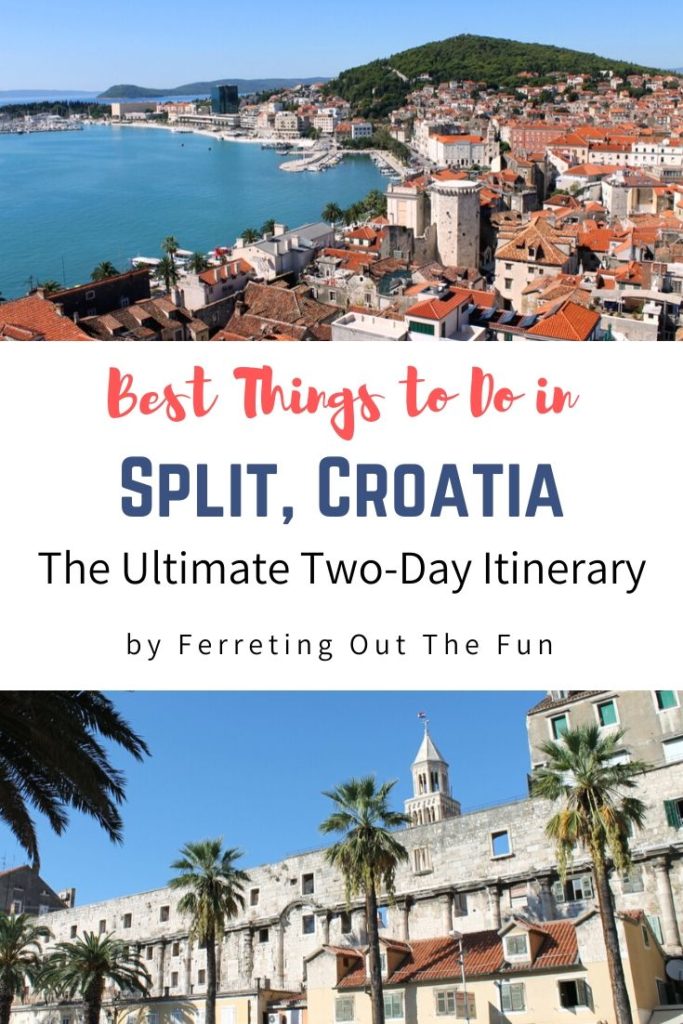 Two days in Split Croatia // The best things to do in Split // #itinerary #traveltips #destinations