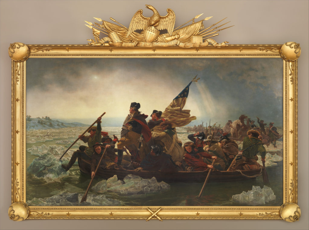 Washington Crossing the Delaware painting the met 