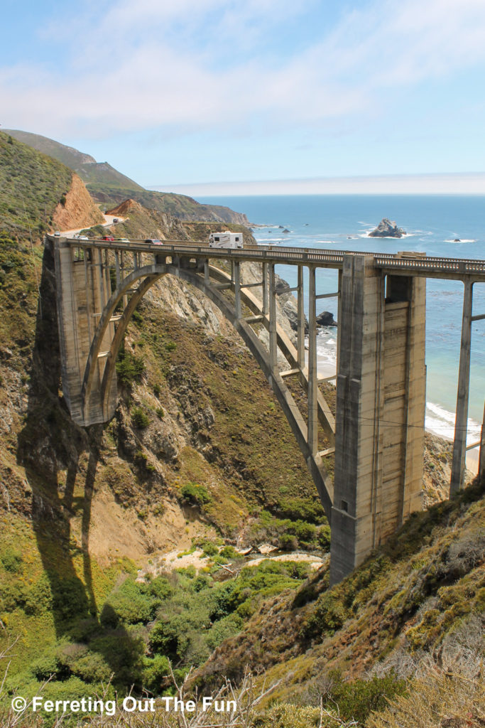 A road trip to Big Sur, California across the iconic Bixby Creek Bridge