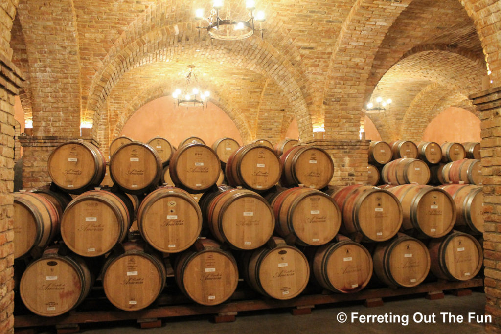 castello di amorosa wine cellar