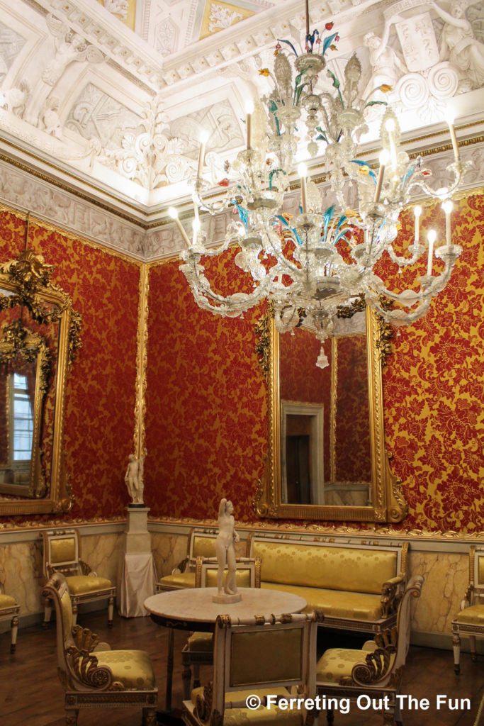 The Imperial Rooms of the Correr Museum in Venice, former palace of the Hapsburg Empress Sissi.