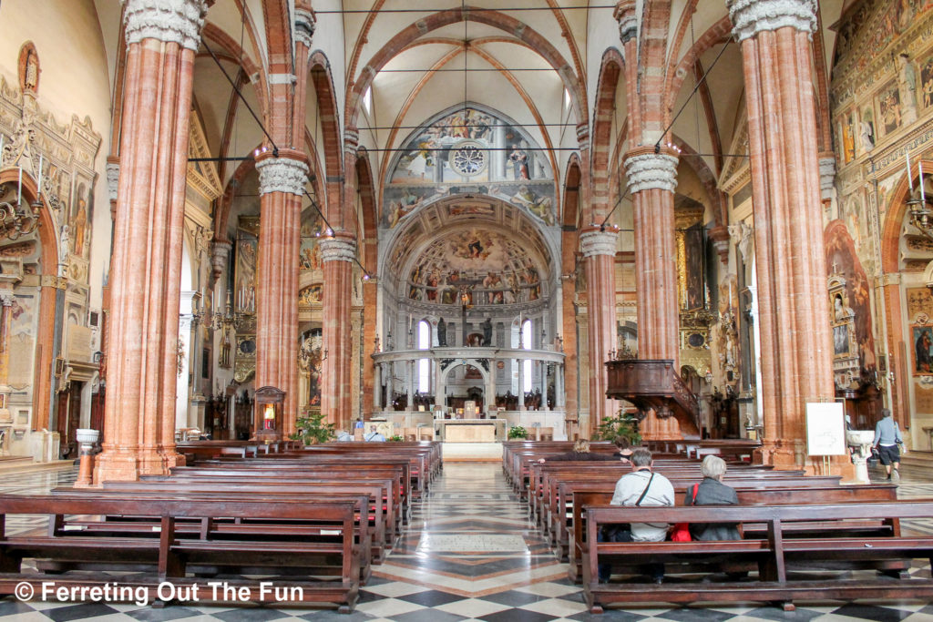 verona cathedral interior