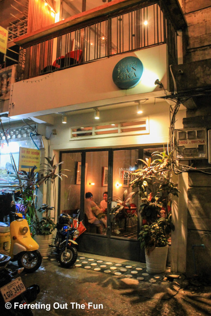 Bistrot Langka, a chic French restaurant in Phnom Penh