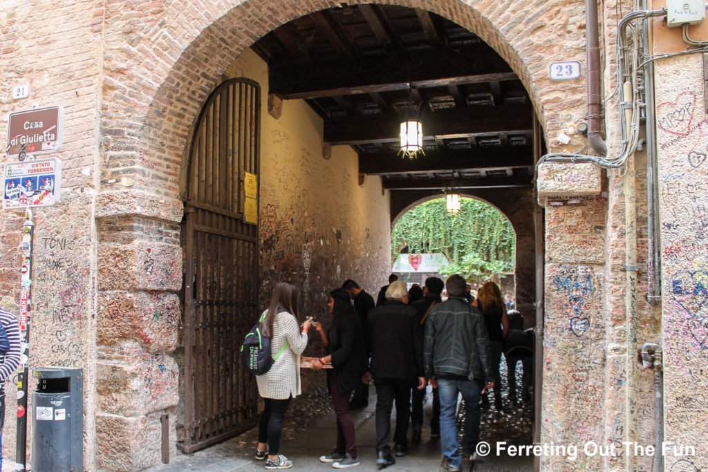 juliet's house entrance