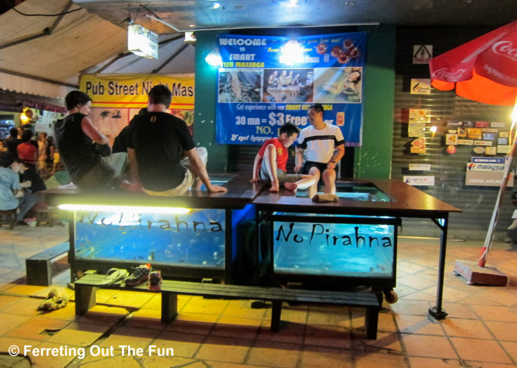 Siem Reap fish pedicure