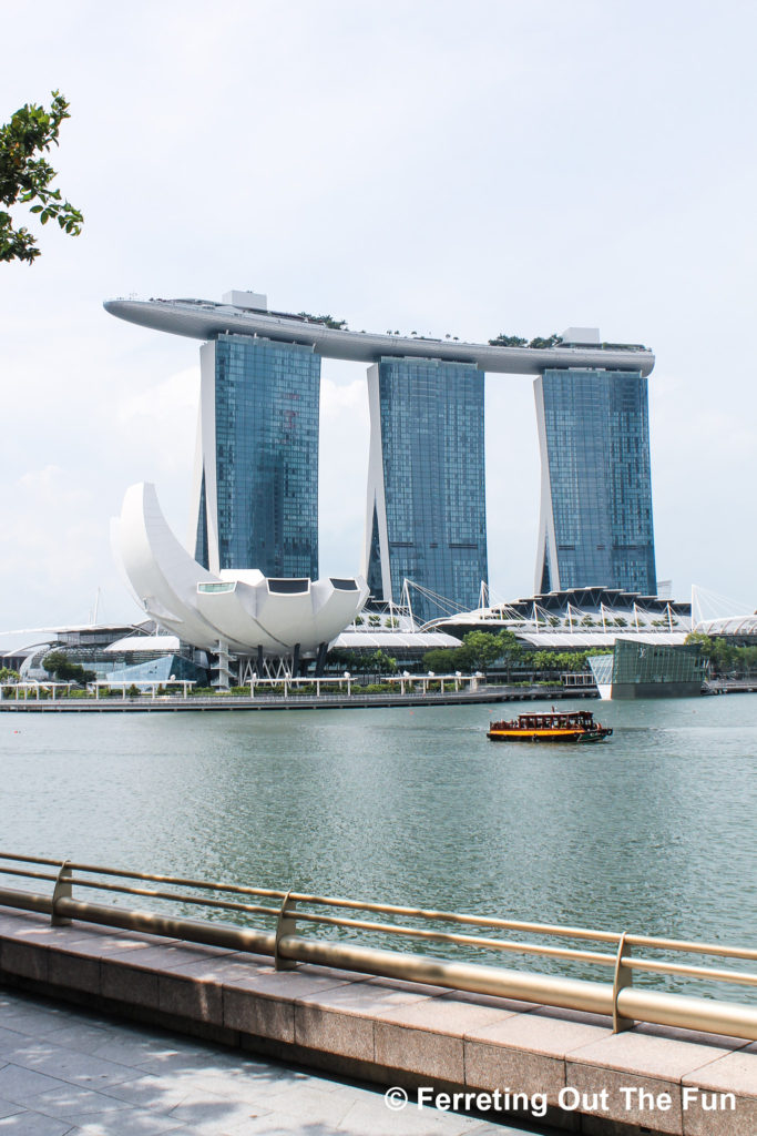 Marina Bay Sands, iconic Singapore hotel with a rooftop infinity pool