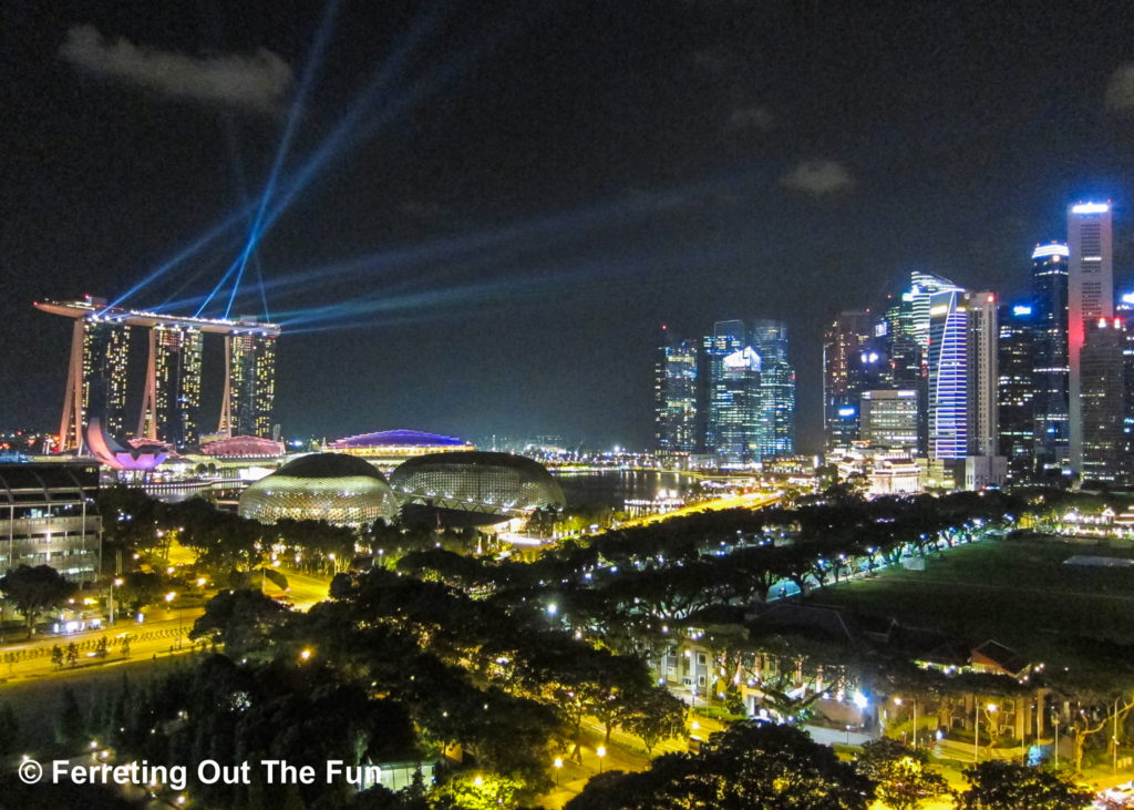 Marina Bay Sands lightshow