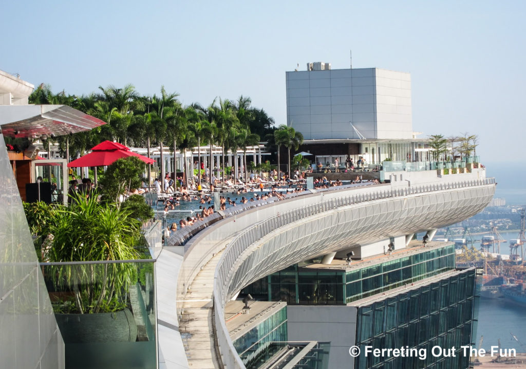 Marina Bay Sands rooftop infinity pool