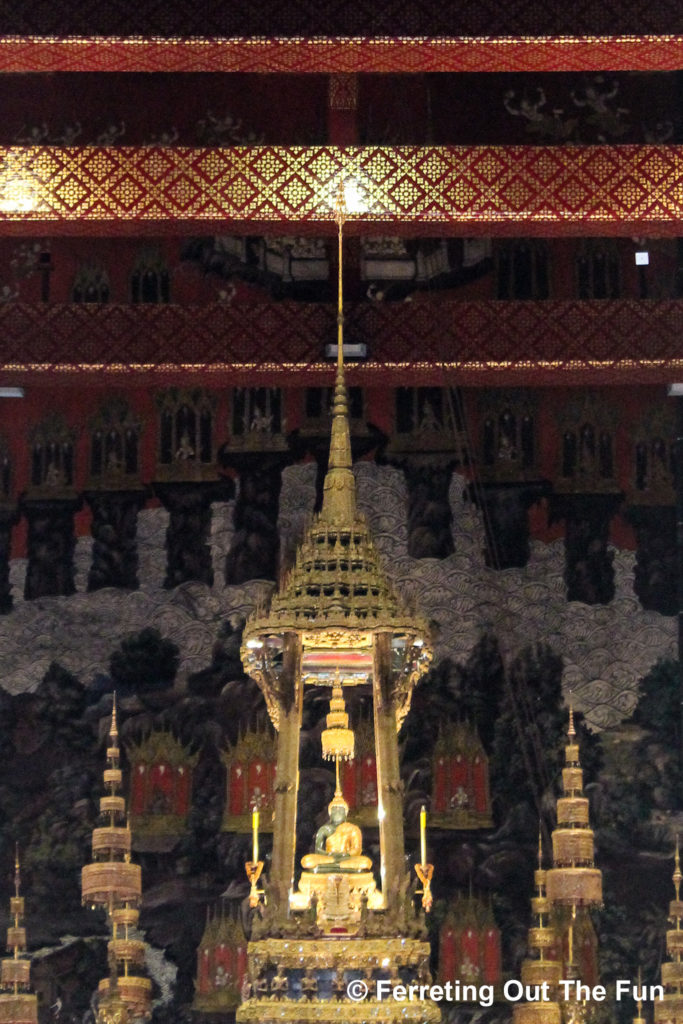 The Emerald Buddha of Wat Phra Kaew in Bangkok, Thailand