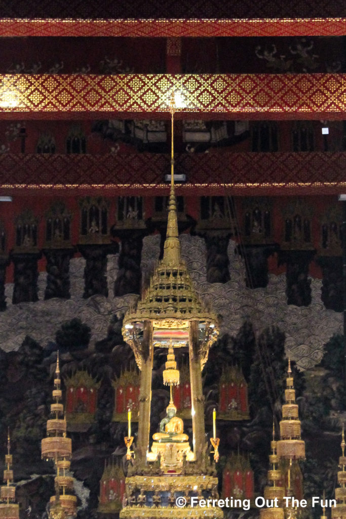 The Emerald Buddha of Wat Phra Kaew in Bangkok, Thailand