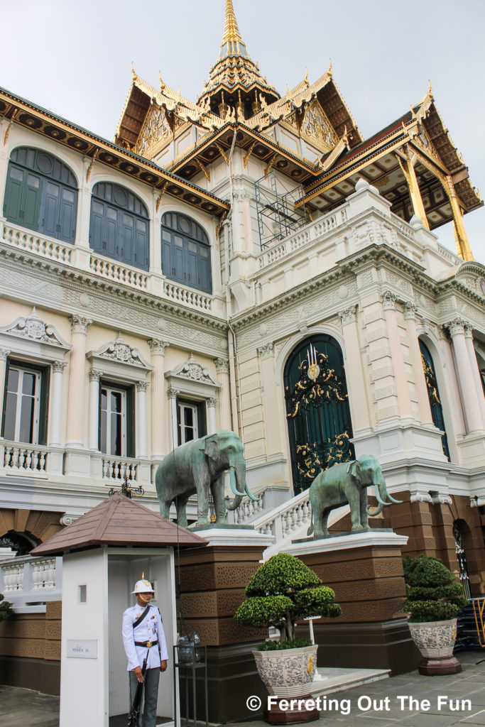 The royal Grand Palace in Bangkok, Thailand