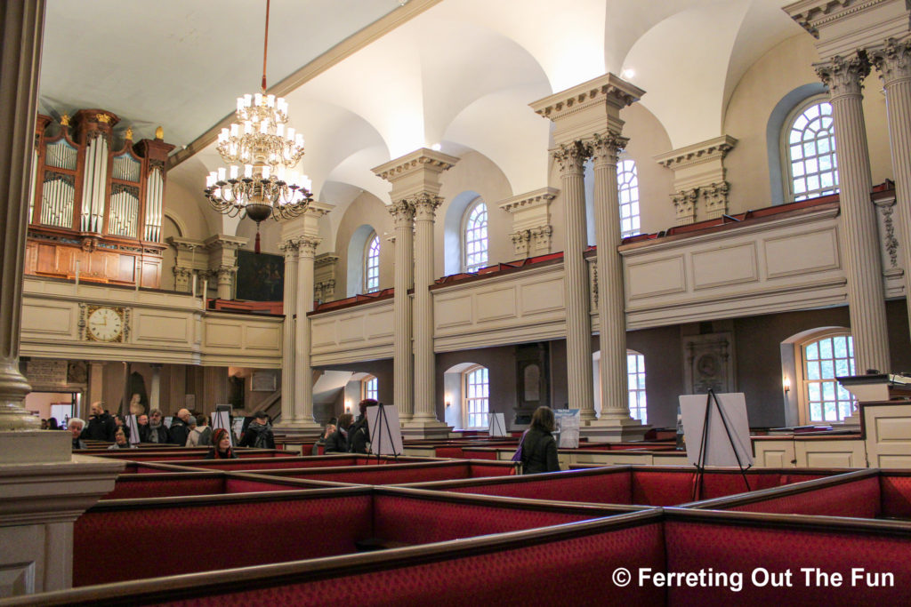 King's Chapel interior