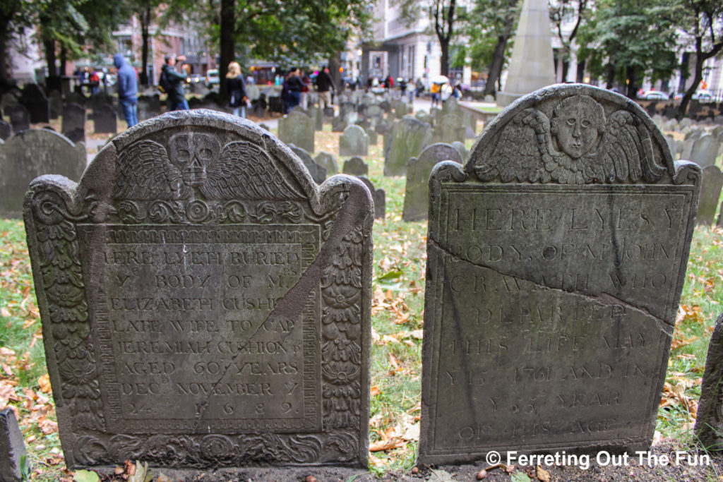 Puritan tombstones