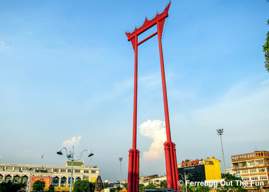 Wat Suthat giant red swing