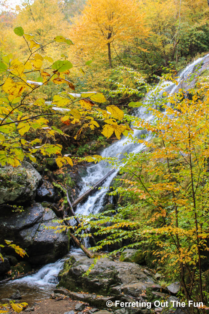 Hiking to Crabtree Falls is one of the best things to do in the Blue Ridge Mountains VA