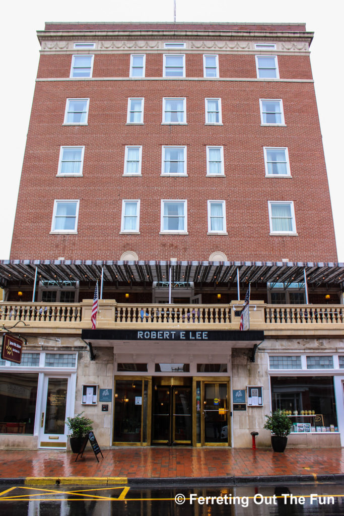 The Robert E Lee Hotel in Lexington VA is named after the Civil War general who is also buried in the town.