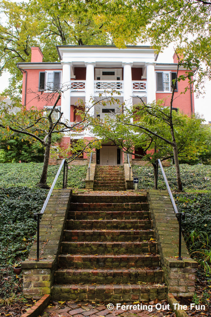 This grand mansion is US President Woodrow Wilson's birthplace in Staunton VA