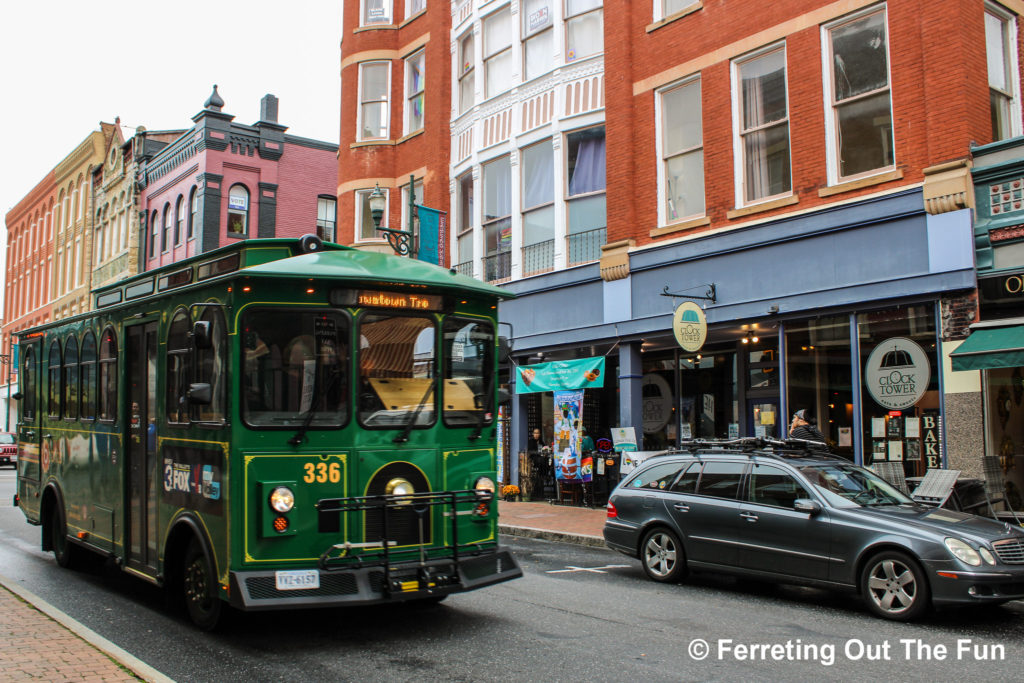 Staunton VA trolley ride