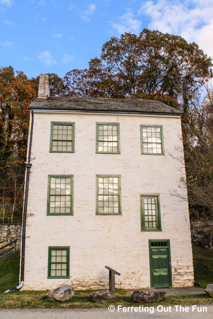 Abner Cloud House is one of the oldest buildings in the C&O Canal National Historic Park in Washington DC