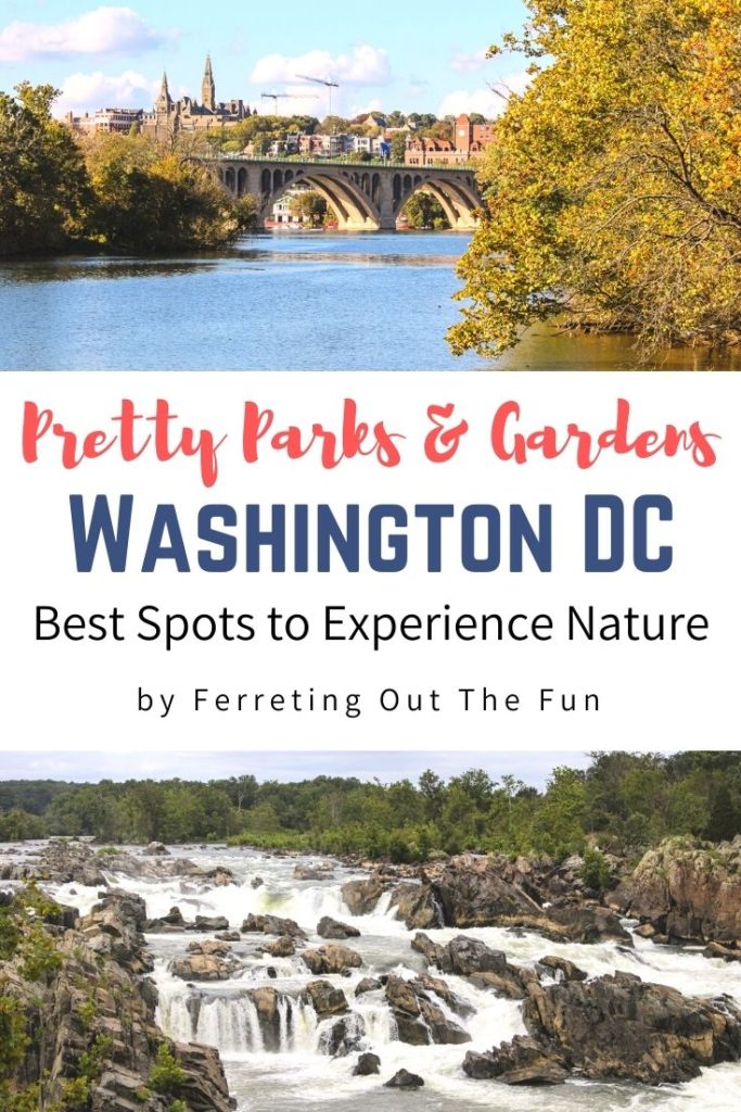 Experience nature at some of the prettiest parks and gardens in Washington DC, Virginia, and Maryland // #USA #traveltips