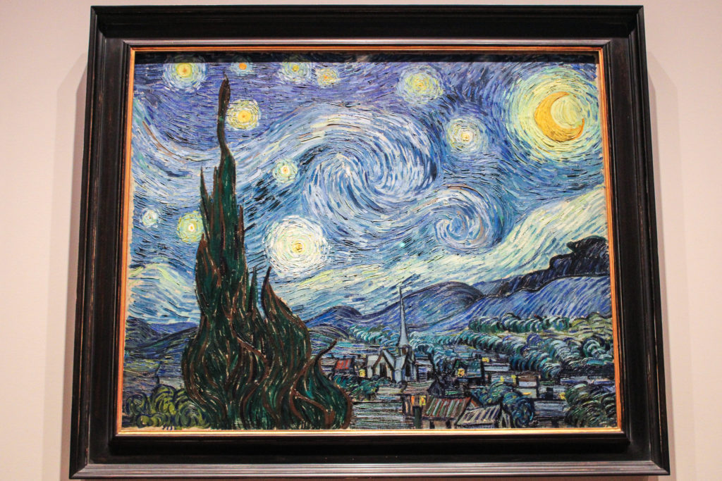 The Starry Night by Vincent van Gogh at the MoMA
