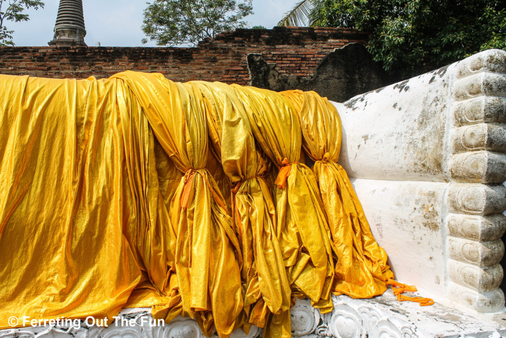 Wat Yai Chai Mongkhon Reclining Buddha Ayutthaya