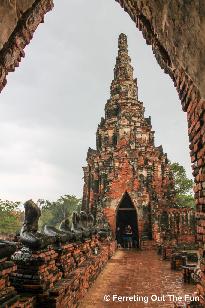 Wat Chaiwatthanaram, an Angkor Wat inspired temple in Ayutthaya, Thailand
