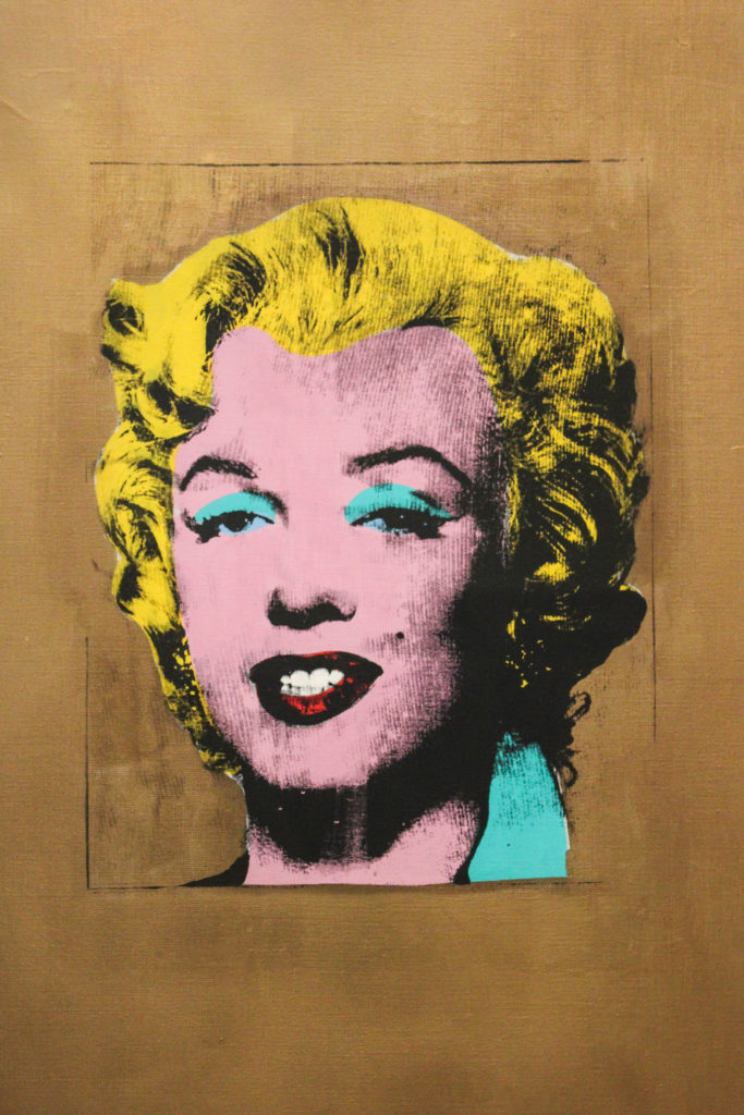 Gold Marilyn Monroe by Andy Warhol, a masterpiece at the MoMA in New York