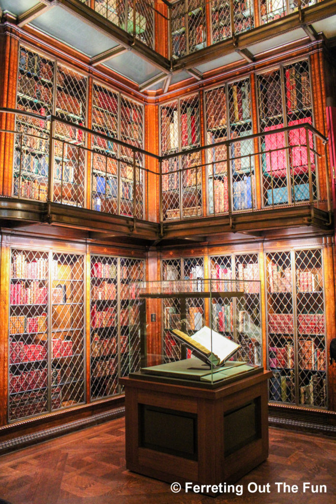 The Morgan Library has an extraordinary collection of rare books, including three Gutenberg Bibles