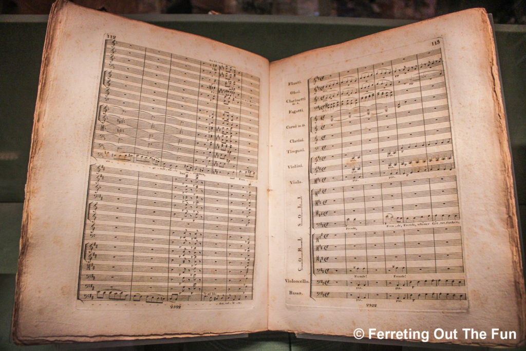 Beethoven Ninth Symphony original score