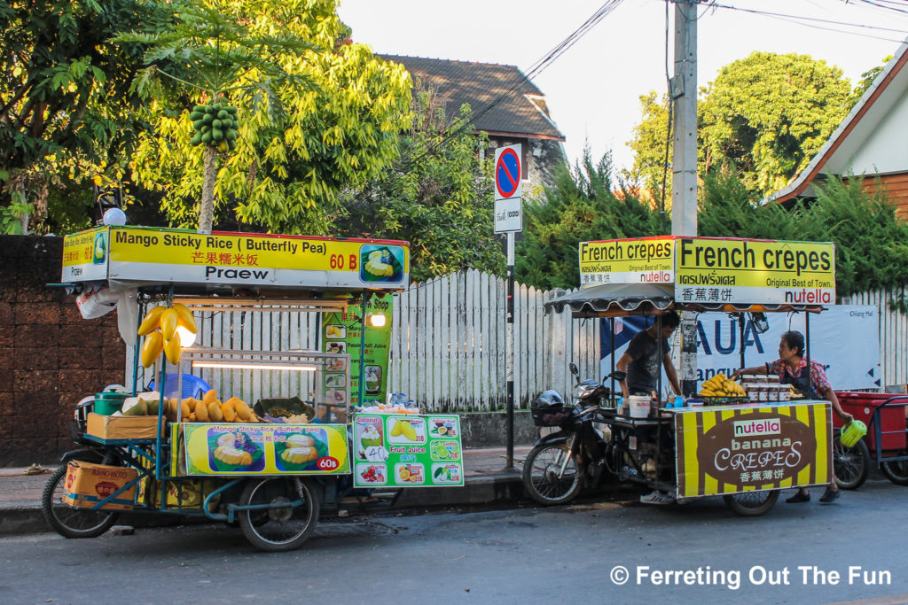 Chiang Mai street food carts