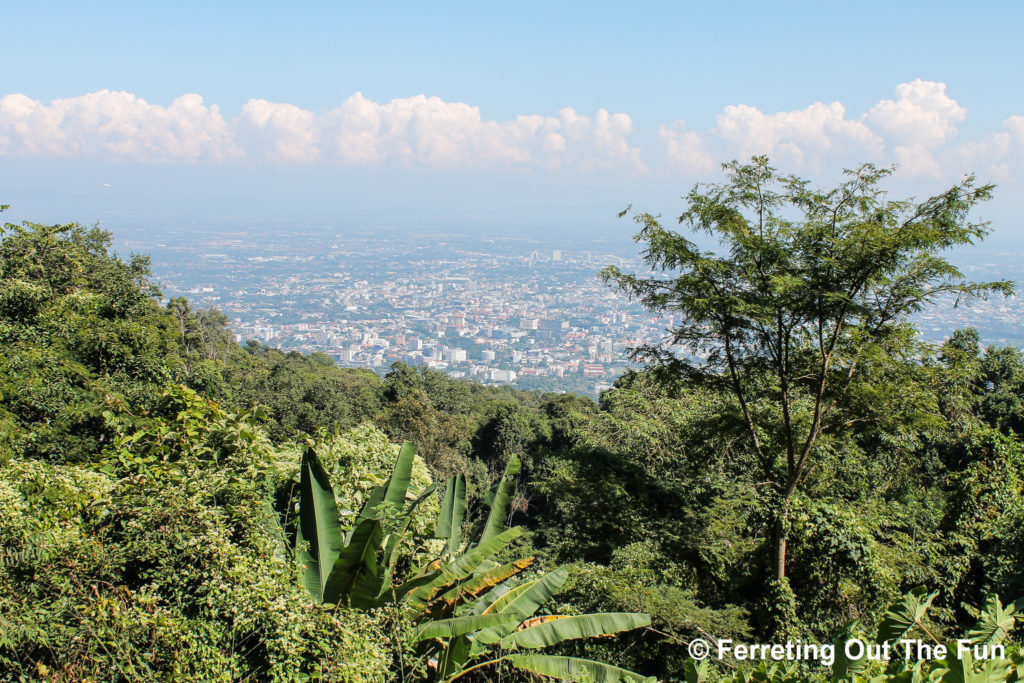 Wat Doi Suthep Chiang Mai view