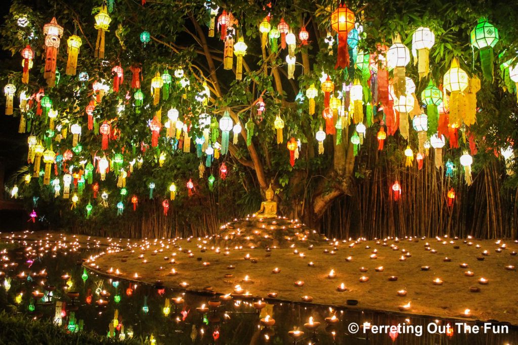 Wat Phan Tao lantern festival