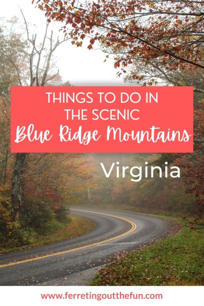 Awesome things to do in the Blue Ridge Mountains VA, including waterfall hikes, scenic drives, and quaint college towns! // #traveltips #Virginia #USA #autumn #foliage