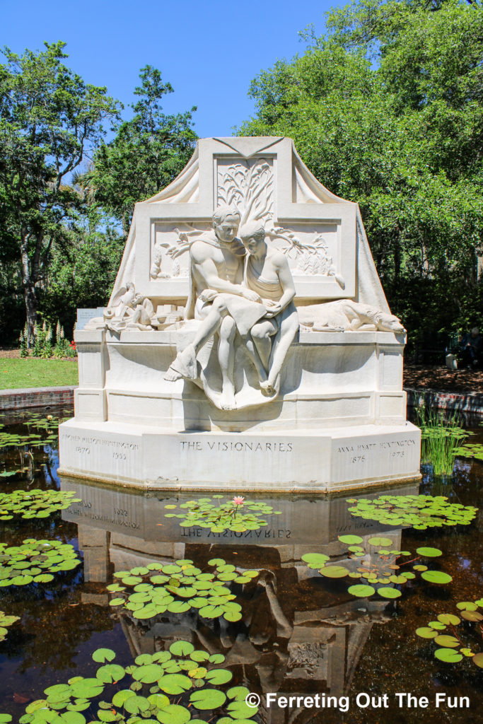 The Visionaries by Anna Hyatt Huntington, on display at Brookgreen Gardens, one of the best sculpture and botanical gardens in the United States
