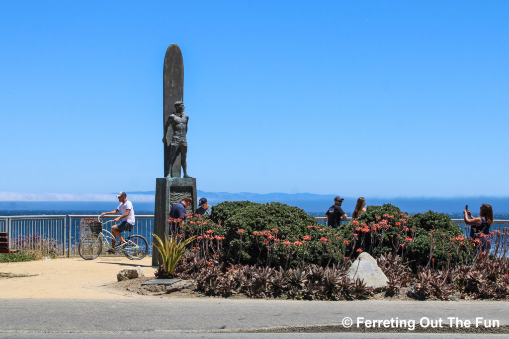 Santa Cruz Surfer Statue