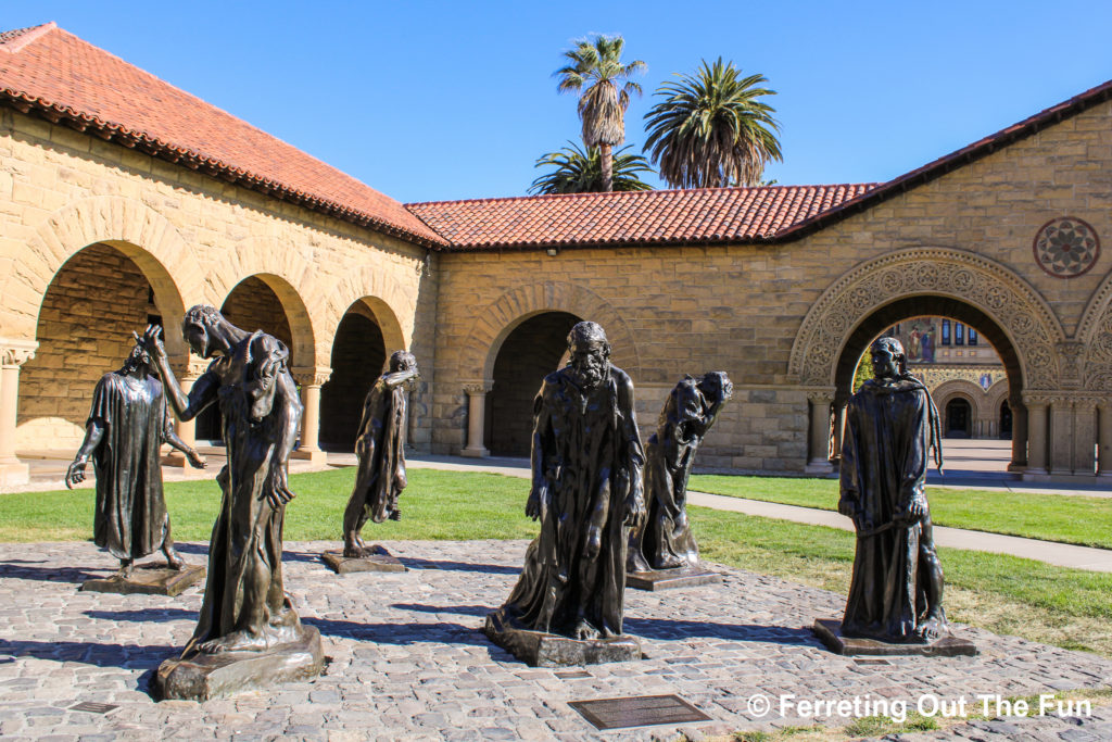 Stanford University Rodin Sculptures Burghers of Calais