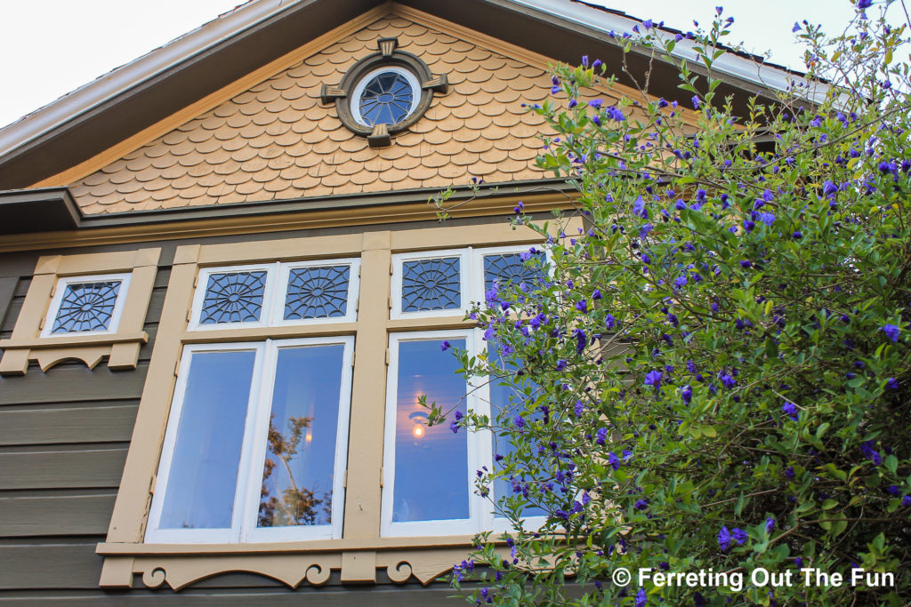 Winchester Mystery House spiderweb windows