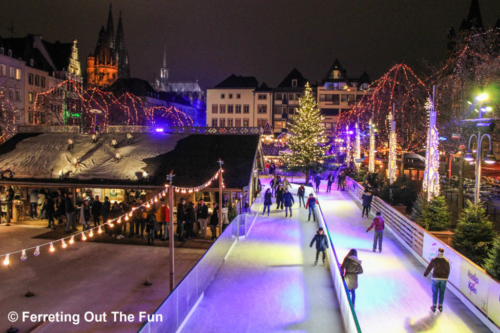 Cologne Christmas Market ice rink