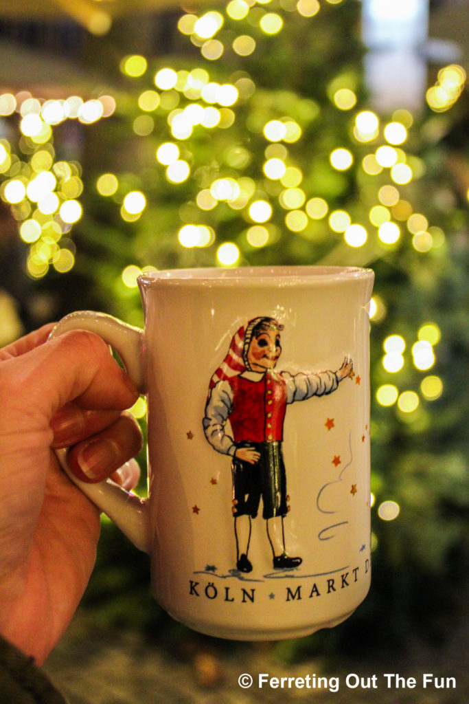 Not a fan of the demonic elf on this gluhwein mug at the Koln Christmas Market