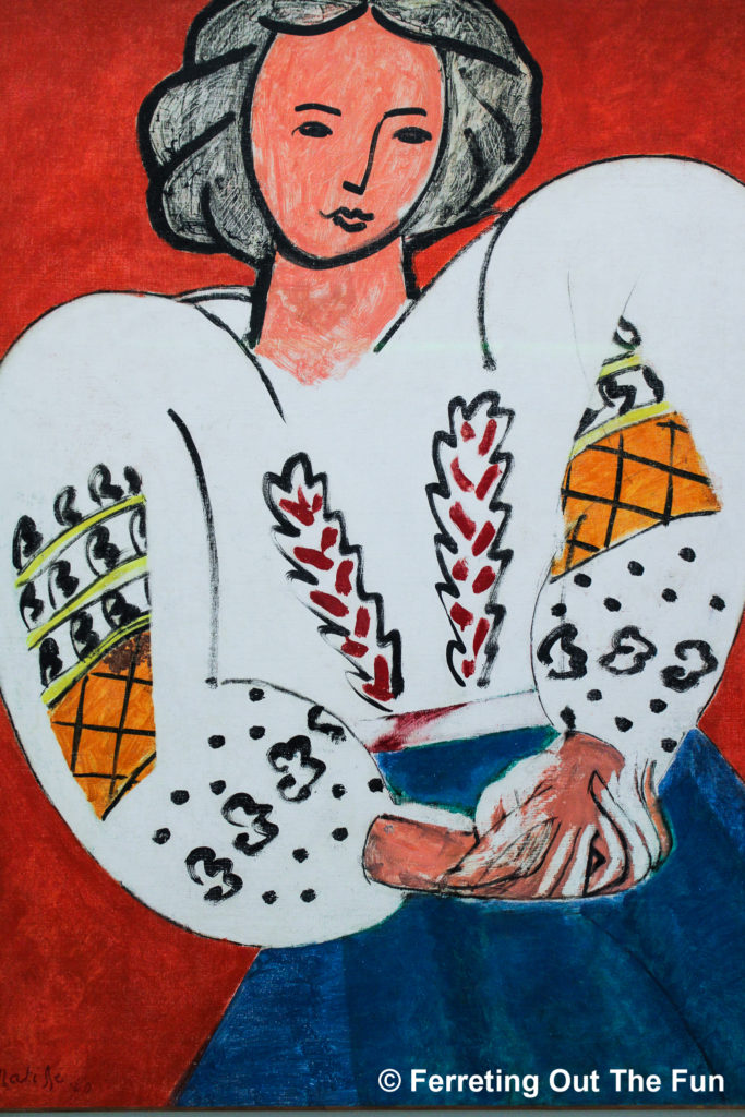 La Blouse Roumaine by Henri Matisse, a masterpiece at the Centre Pompidou in Paris