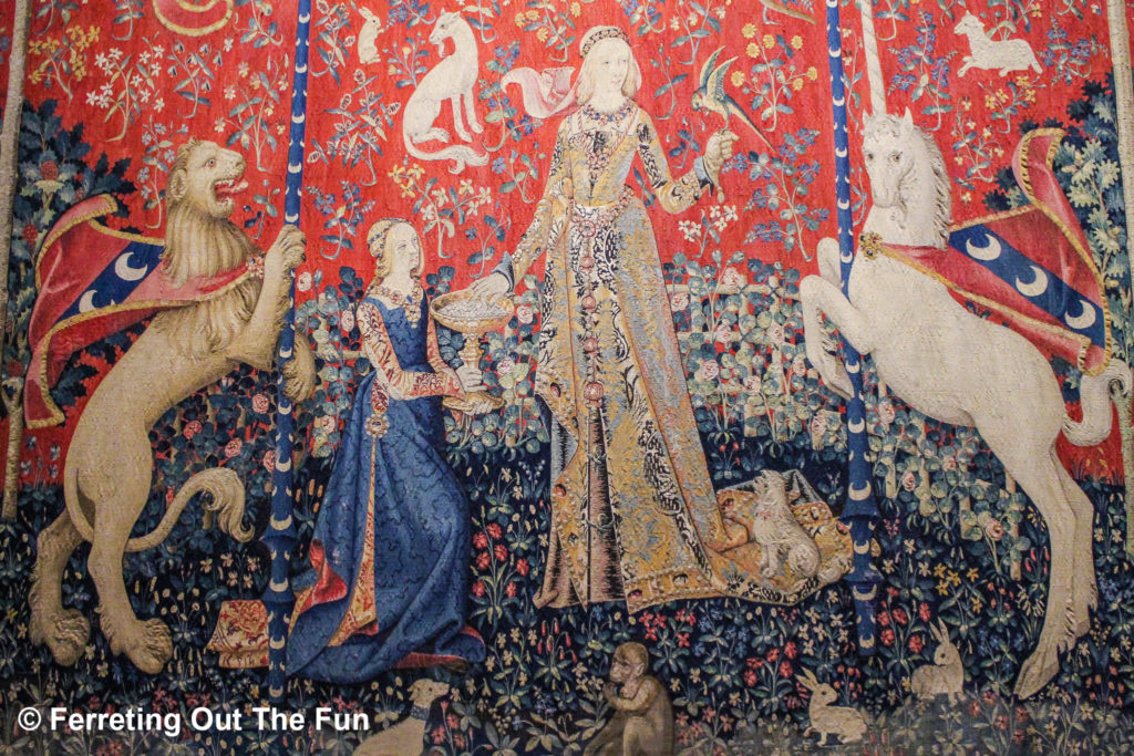 Lady and the Unicorn tapestry Paris