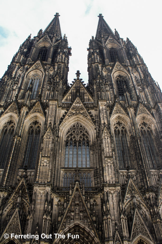 The soaring spires of Cologne Cathedral, and UNESCO World Heritage Site and the most visited attraction in Germany