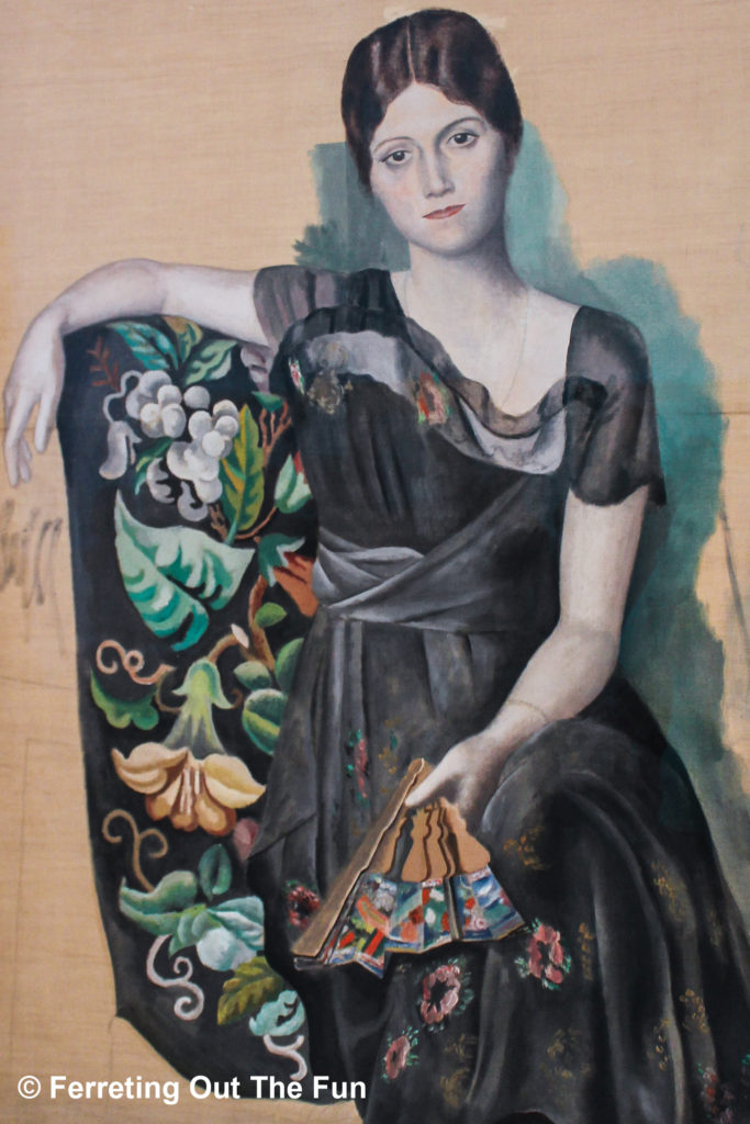 Portrait of Olga in an Arm Chair, an early masterpiece by Pablo Picasso.