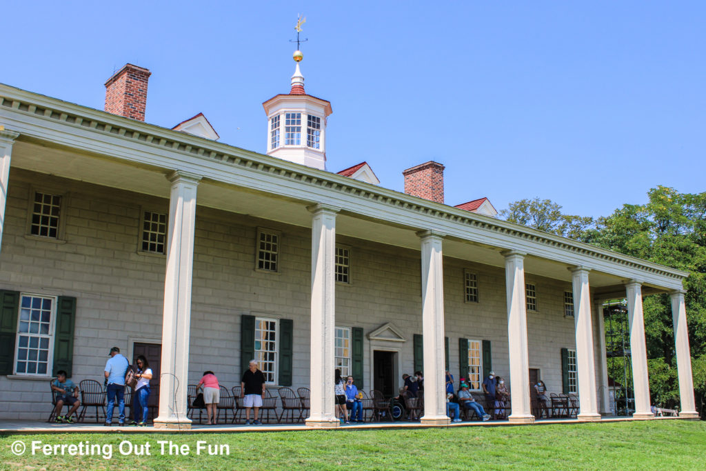 Mount Vernon back porch 