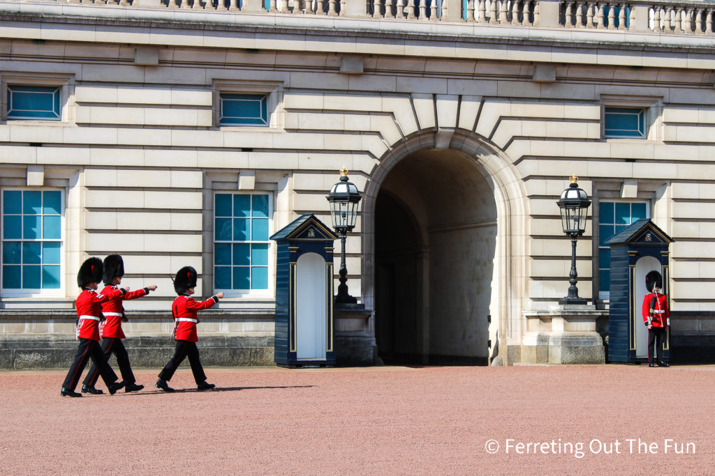 Buckingham Palace changing of the guard