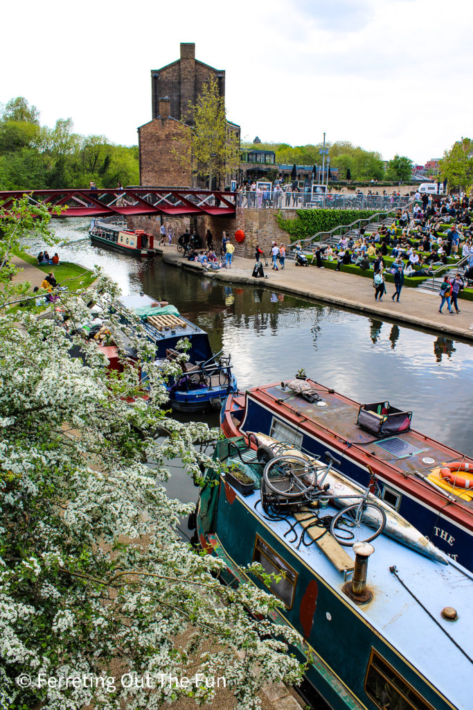 A springtime stroll by Regent's Canal, Kings Cross, London