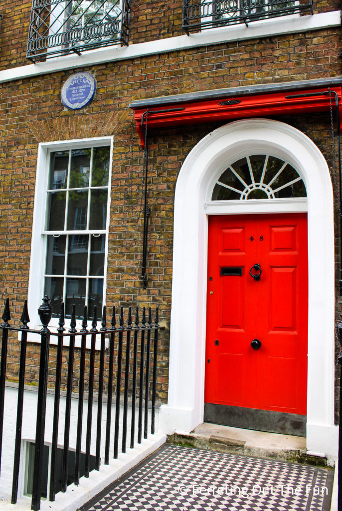 House where Charles Dickens lived in London